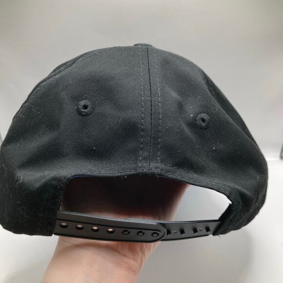 Renoun Pro Black Logo Adjustable Snapback Baseball Hat Ski Outdoors Snowboard - Picture 5 of 8